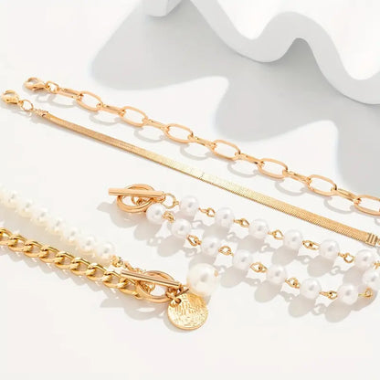 Set di 4 braccialetti