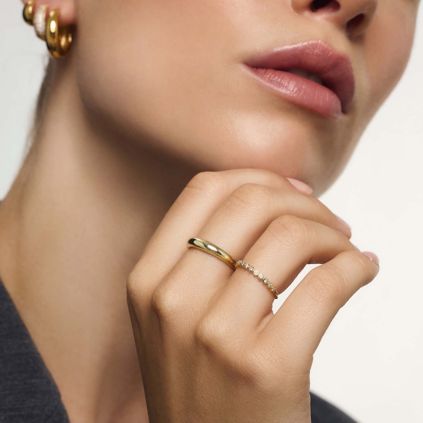 Anello Midi Dome