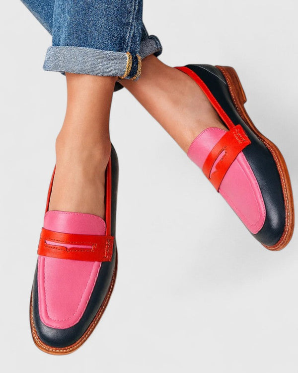 Alice™ | Mocassini Casual a Contrasto