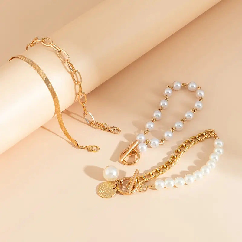 Set di 4 braccialetti