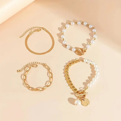Set di 4 braccialetti