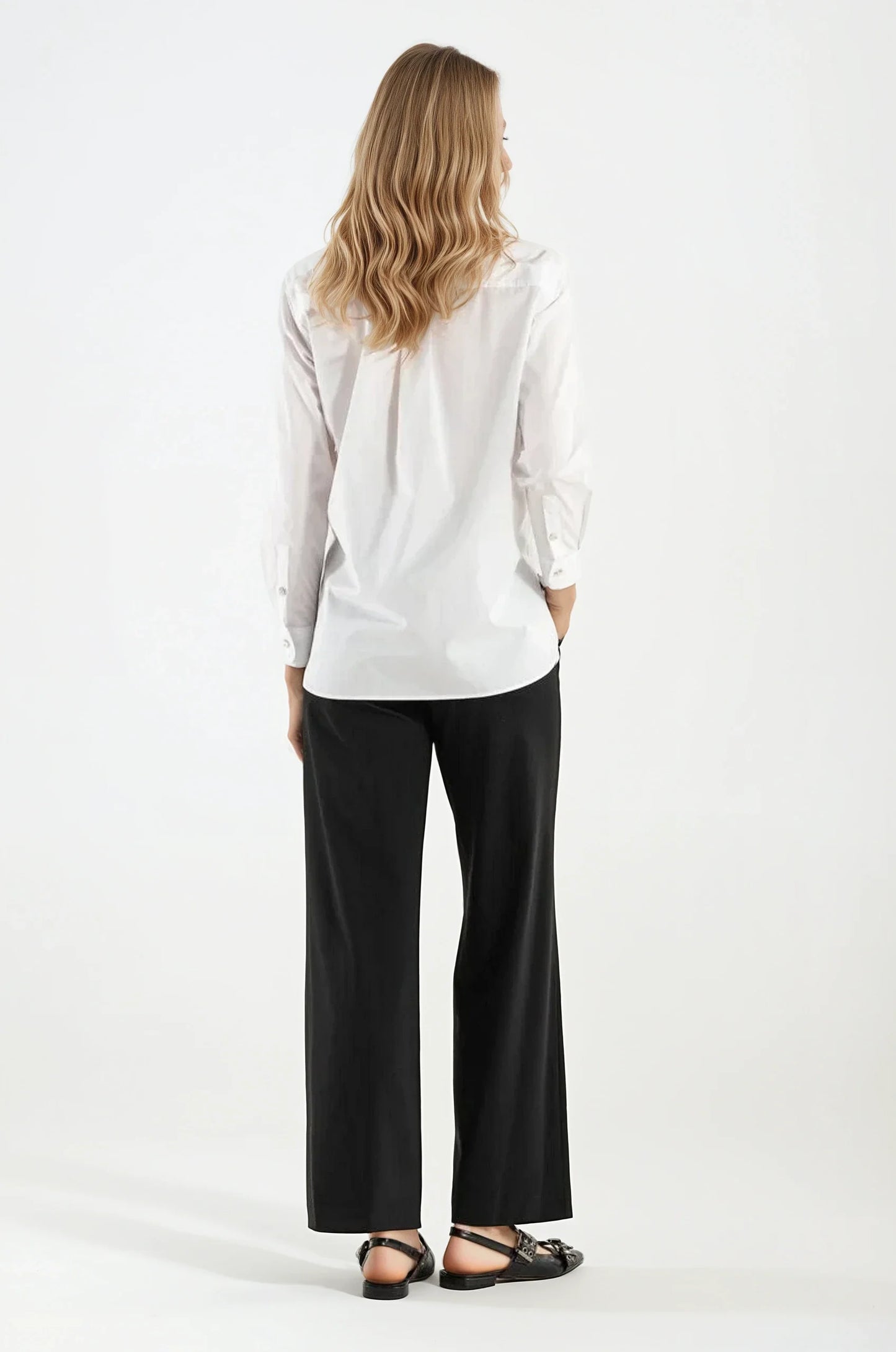 Camicia di Cotone Bianca Milano