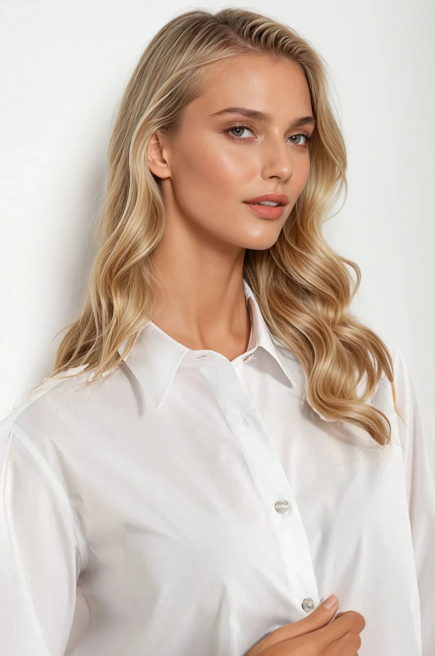 Camicia di Cotone Bianca Milano