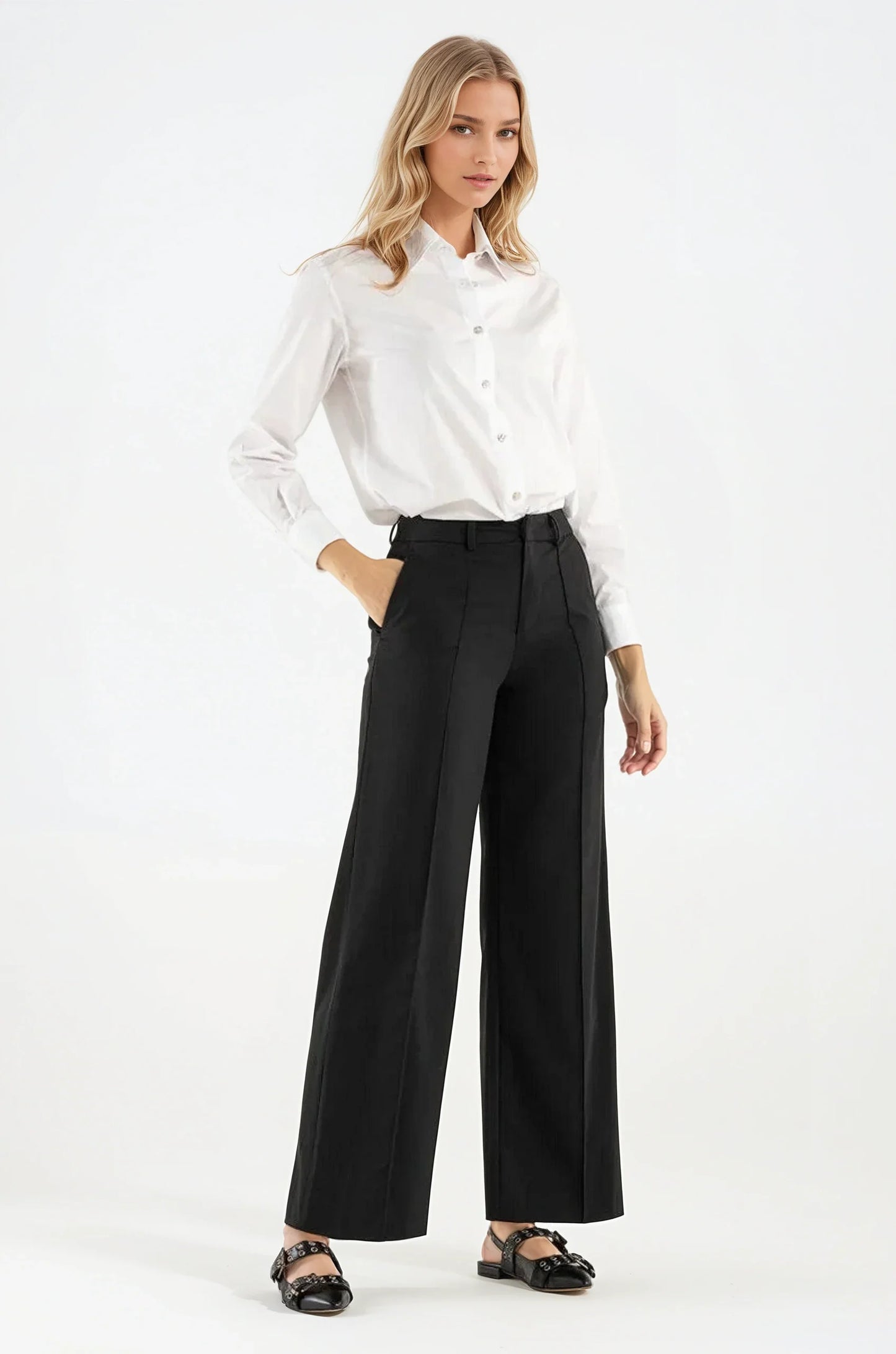 Camicia di Cotone Bianca Milano