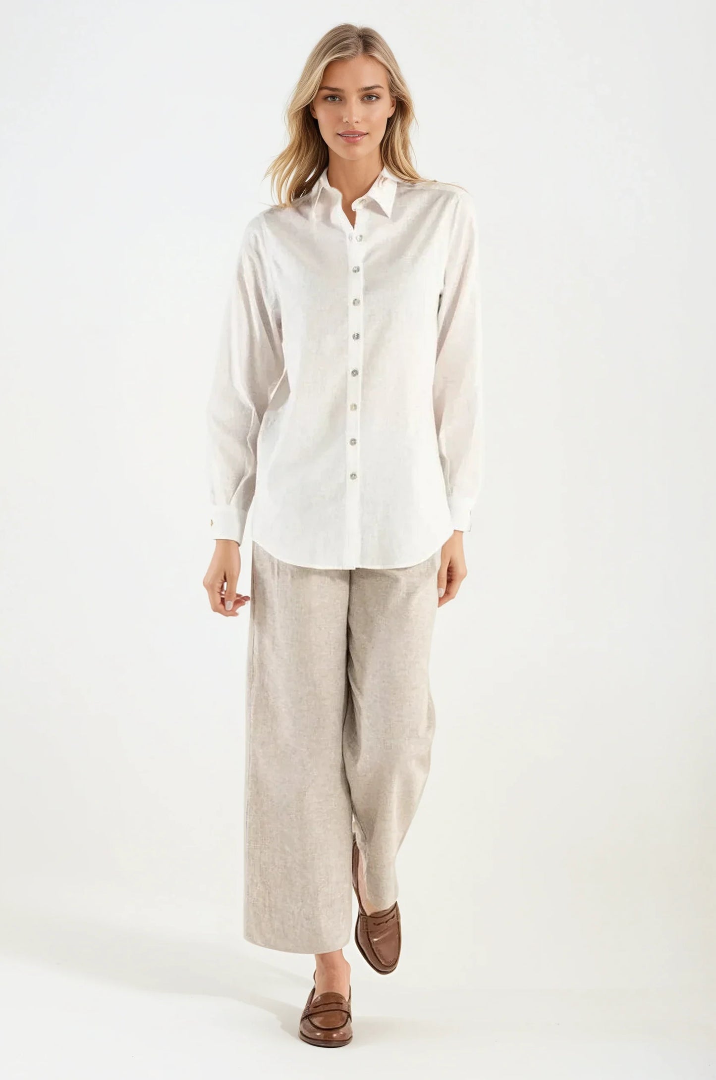 Camicia di Lino Naturale Portofino