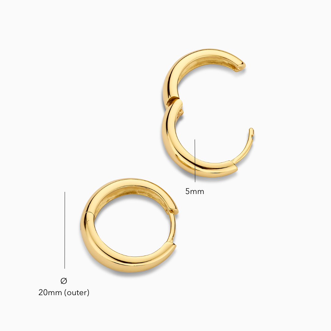 Orecchini a cerchio Rue Statement