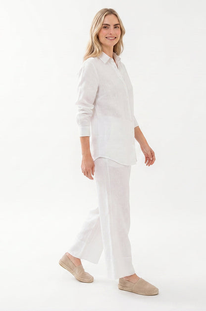 Camicia di Lino Bianca Portofino